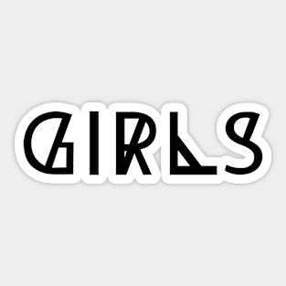 GIRLS Sticker